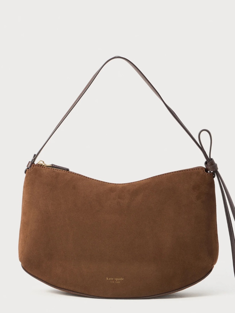 kate spade Loop Suede Shoulder Bag NWOT